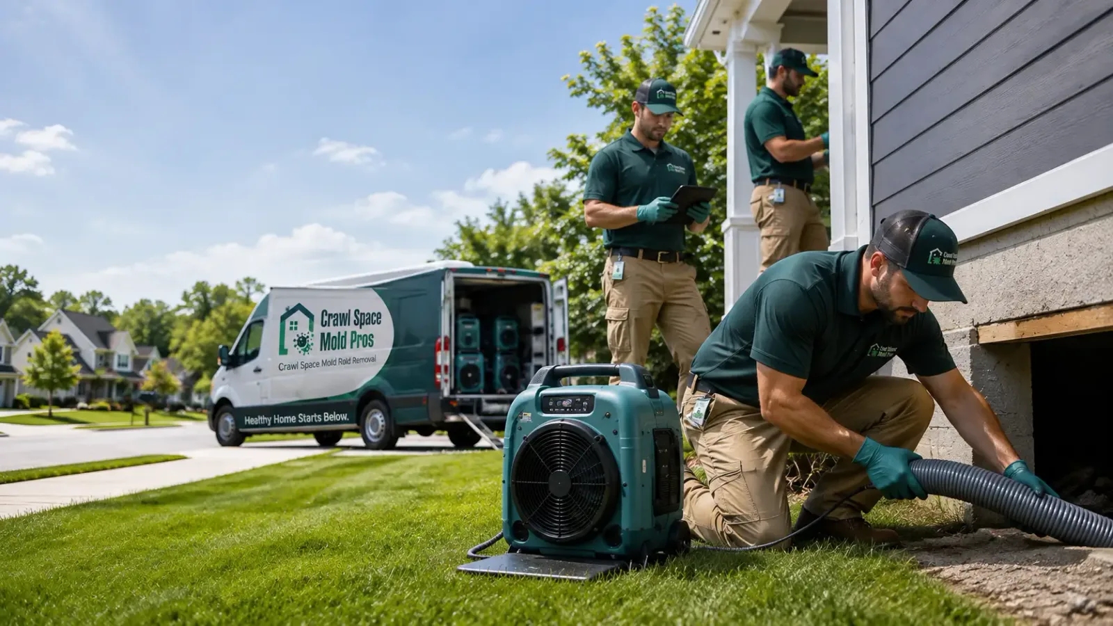 Crawl Space Mold Removal in Kerman, CA